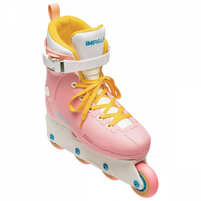 Impala Lightspeed Inline Skate - Pink & Yellow 4 Impala Lightspeed Inline Skate - Pink & Yellow - Image 2