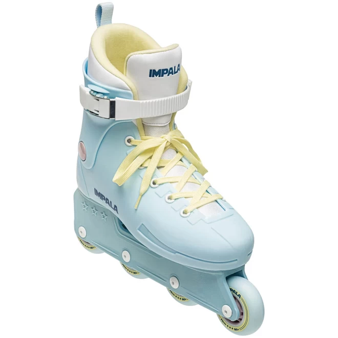 Impala Lightspeed Inline Skate - Sky Blue & Yellow 4 Impala Lightspeed Inline Skate - Sky Blue & Yellow - Image 2