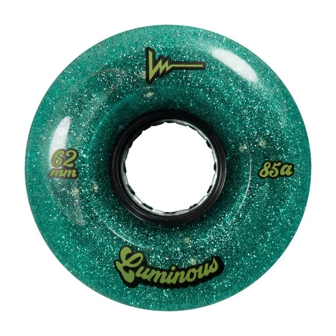 Luminous Light Up Wheels - Jade Glitter 3 Luminous Light Up Wheels - Jade Glitter