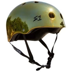 S1 Lifer Helmet Gold Gloss Mirror