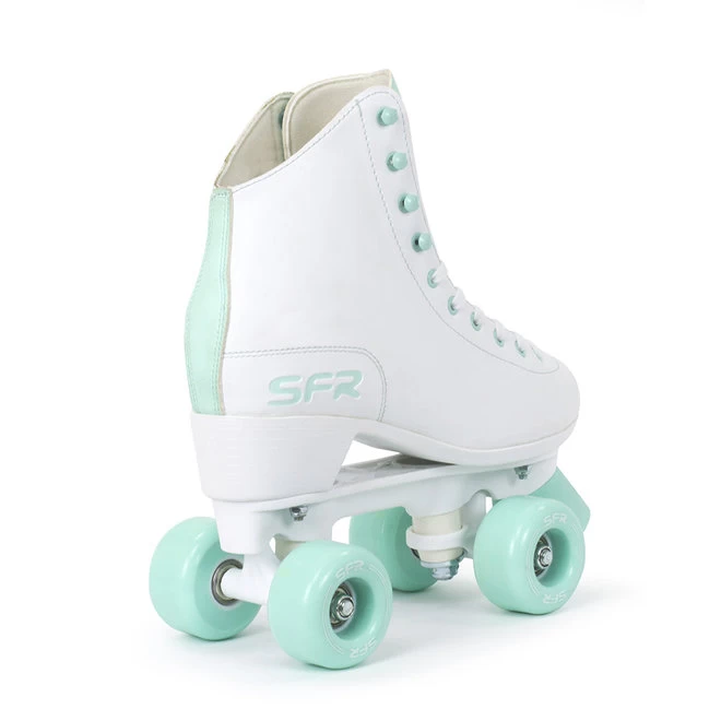 SFR Figure Quad Skates White/Mint 4 SFR Figure Quad Skates White/Mint - Image 2