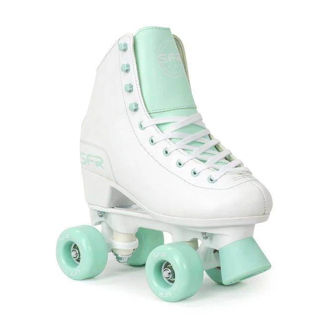 SFR Figure Quad Skates White/Mint 3 SFR Figure Quad Skates White/Mint