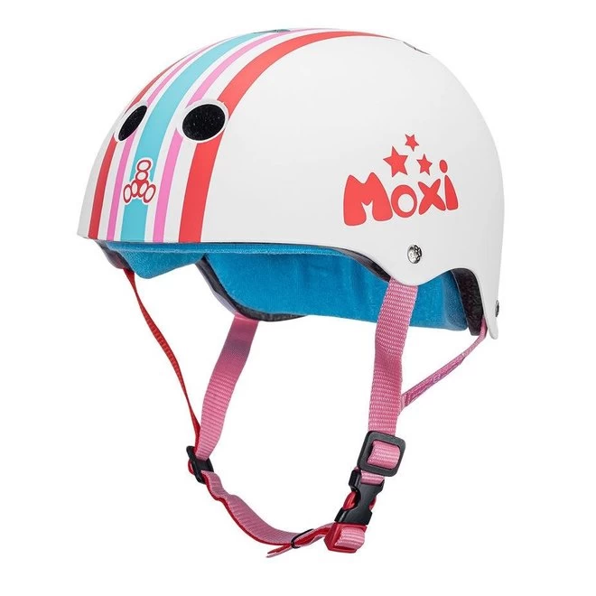 Triple 8 Triple8 Certified Moxi Stripey Sweatsaver Helmet 2 Triple 8 Triple8 Certified Moxi Stripey Sweatsaver Helmet