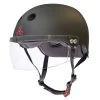 Triple 8 Triple8 Certified Sweatsaver Helmet With Visor 2 Triple 8 Triple8 Certified Sweatsaver Helmet With Visor -Pulley Discount Store triple 8 triple8 certified sweatsaver helmet with