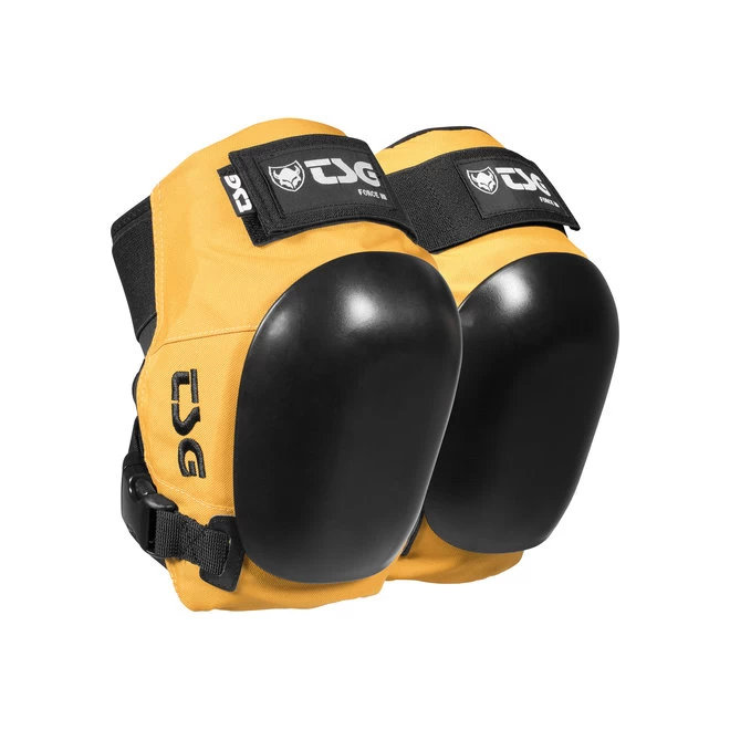 TSG Force III Yellow Ochre Knee Pads 3 TSG Force III Yellow Ochre Knee Pads